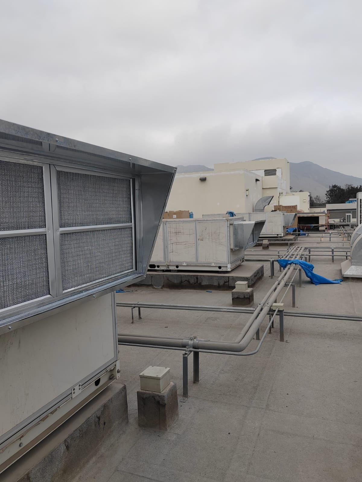Instalación cajas y filtro para umas Hvac