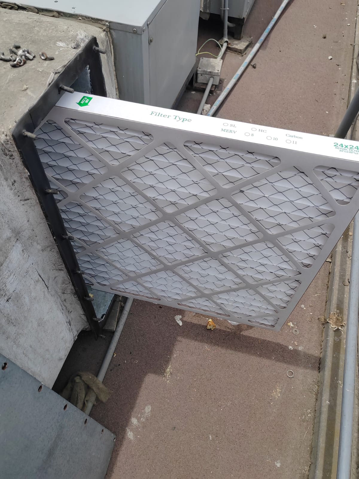 Suministro e información de filtro con  diferentes medidas tipo Carton, sintético y aluminio