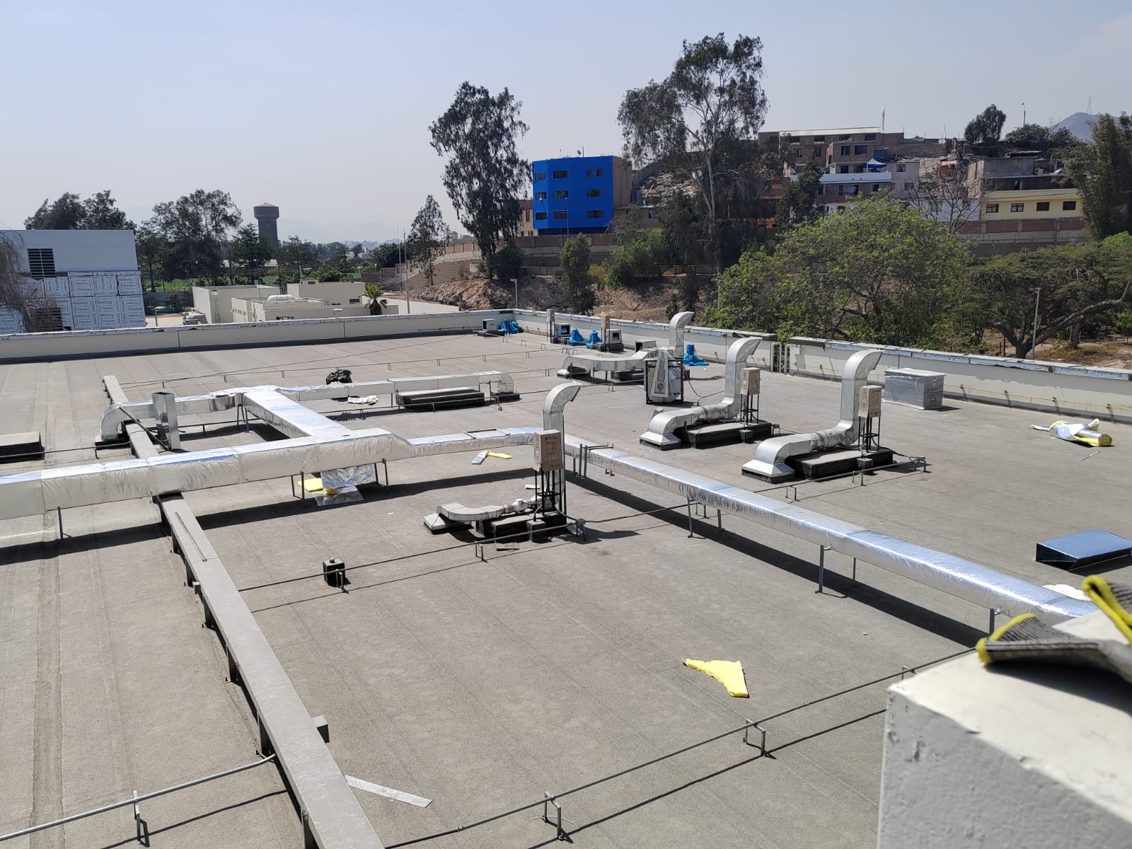 Instalación de ducto en plancha Galvanizada